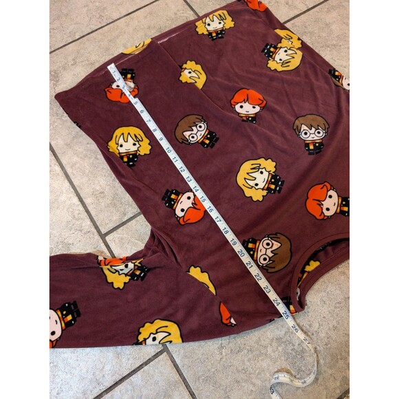 Harry Potter Pajama Set Women’s L 10-12 Chibi Characters Long Sleeve Top Pants - Picture 4 of 10